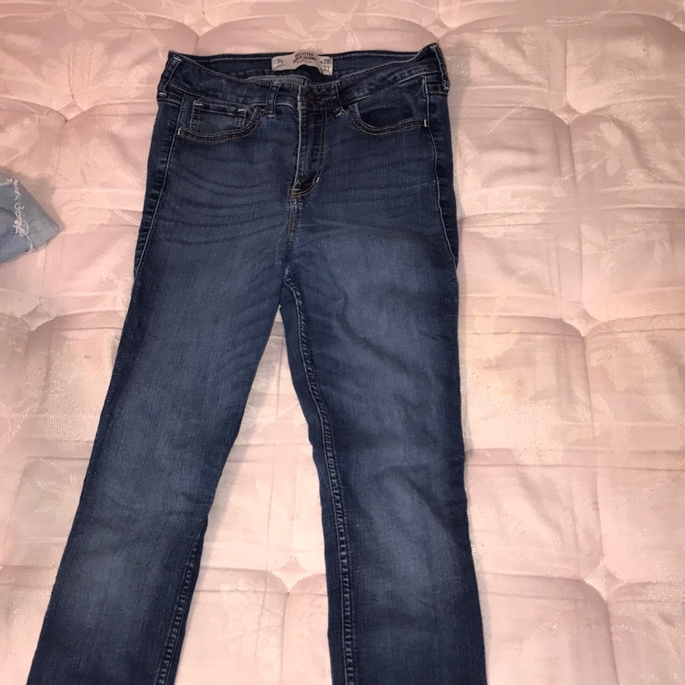 High rise skinny jeans